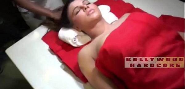  Rakhi Sawant Body Massage Video !! HD